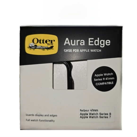 🆕Otterbox Aura Edge Case with Bumpers for Apple Watch 7,8 & 9 - 41mm - NEW - Picture 1 of 9